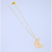 Pendentif- Luna - Interstellare-  Or 