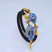 Bracelet- Héméra - Bleu ciel 