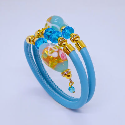 Bracelet  - Eros - bleu - ciel 