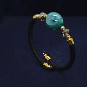 Bracelet -ovale -Métis-Turquois 