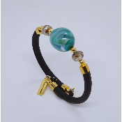 Bracelet -ovale -Métis-Turquois 