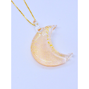 Pendentif- Luna - Interstellare-  Or 